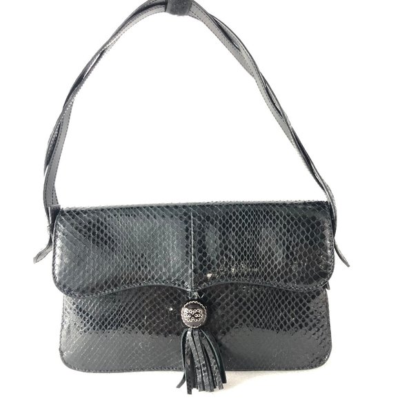 Escada Handbags - Escada Extremely Rare Lizard Skin Clutch